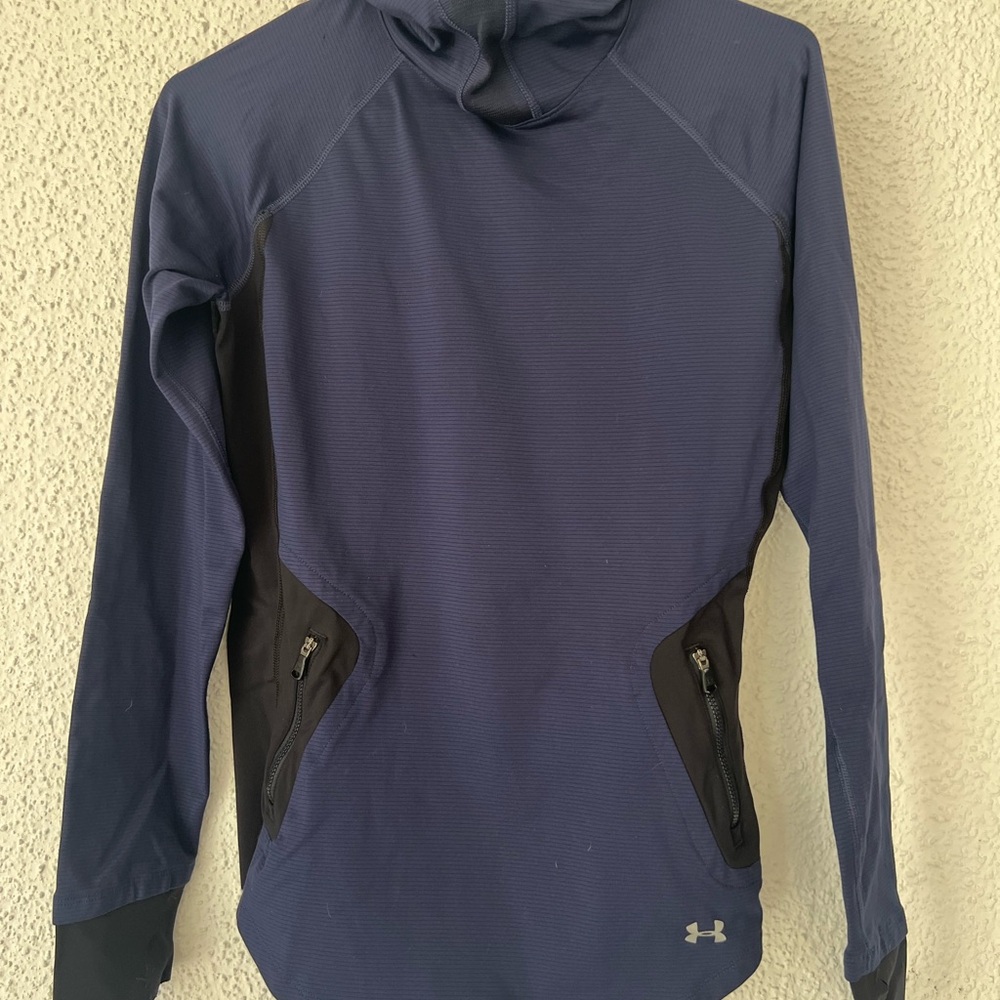 Under Armour Navy and Black Performance Top